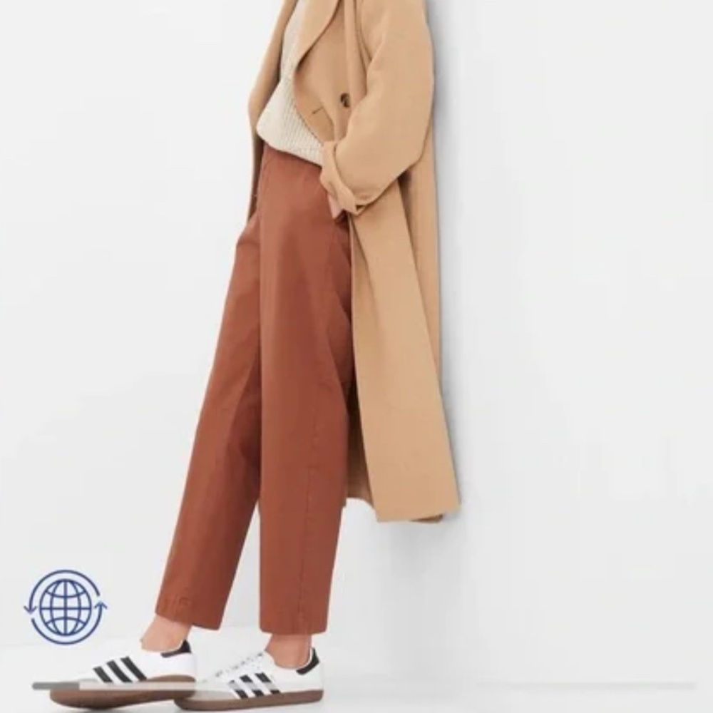 Gap Women's Straight Up Khaki Pants, Saddle Brown Size 12